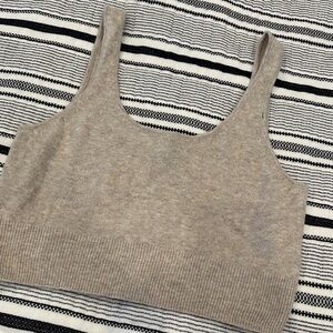 GAP Cozy Knit Cropped Tank Top